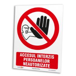 accesul interzis