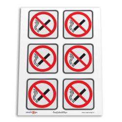 fumatul interzis 6 pictograme/coala