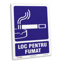 indicator loc pentru fumat