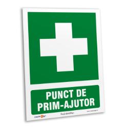indicator punct de prim ajutor